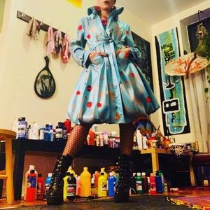 Samuel Dong
Classic Bubble Trench Coat Dress